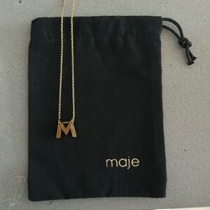 MAJE “M” NECKLACE